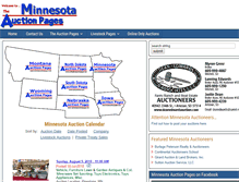 Tablet Screenshot of minnesotaauctionpages.com
